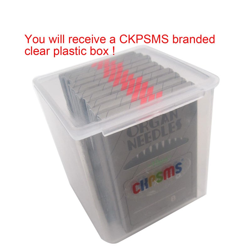 ckpsms Organ Needle - 100 Organ DBXK5 Ball Point Needles Compatible with/Replacement for Tajima Brand Barudan Brand SWF Brand Industrial Embroidery Machines (75/11) - Image 4